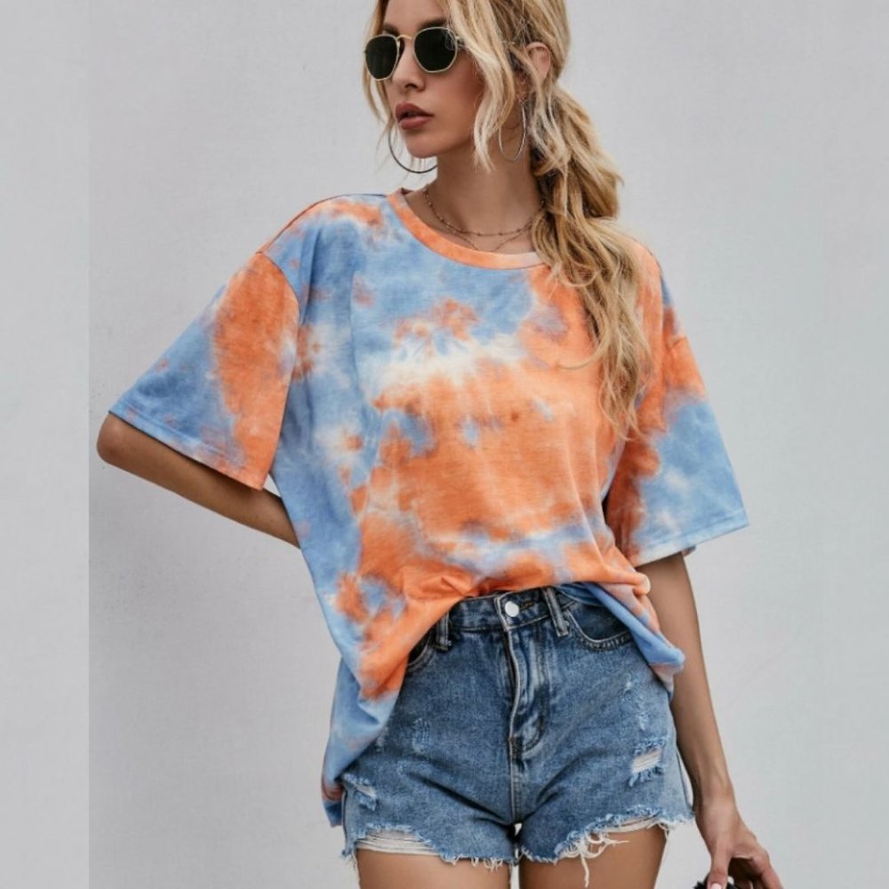 💋 YIPPEE! COTTON CANDY - TYE DYE T SHIRT - Picture 3 of 6